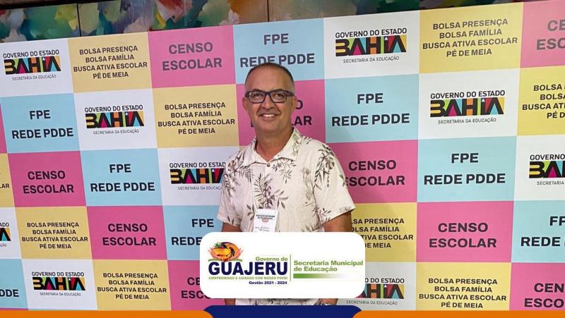 Secretaria de Educação de Guajeru participa de importante evento em Salvador