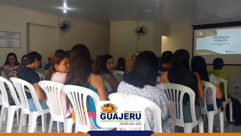 Audiência Pública discute e avalia metas da execução orçamentaria, contábil e financeira da Prefeitura Municipal de Guajeru