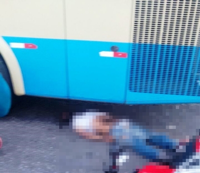 Acidente entre ônibus e moto deixa uma vitima fatal em Magalhães